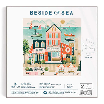 Beside the Sea 500 Piece Jigsaw Puzzle Galison