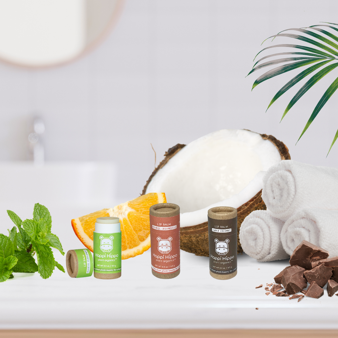 Vegan Lip Balm Trios by Hippotanicals