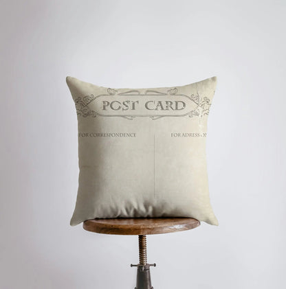 Bird | Postcard  | Pillow Cover | Our Nest | Pillow | Farmhouse Decor | Home Decor | Throw Pillow | Modern Farmhouse | Blue Bird | Gift by UniikPillows