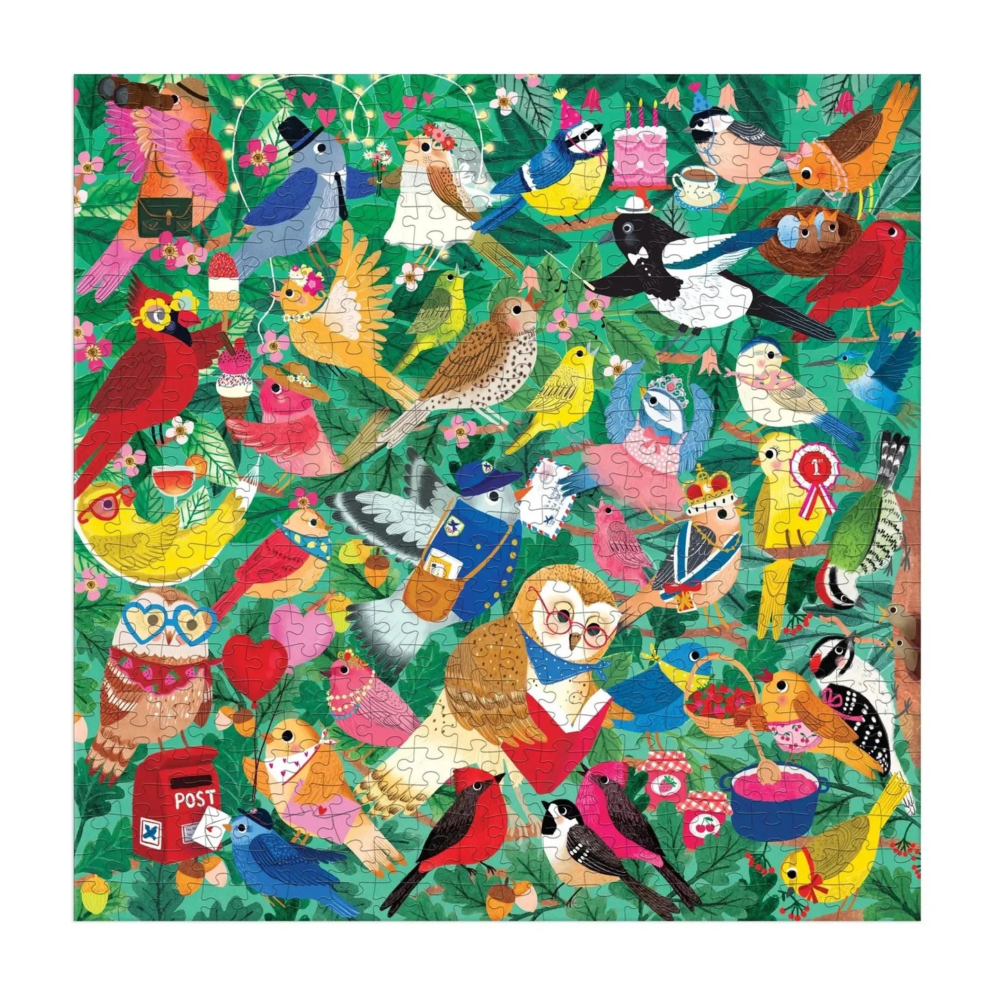 Birding Around 500 Piece Jigsaw Puzzle Mudpuppy