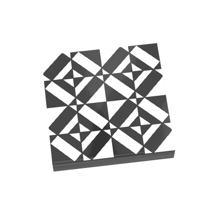Black & White Tile for Floor & Wall - Custom Printed - Made Using a LEGO® Part