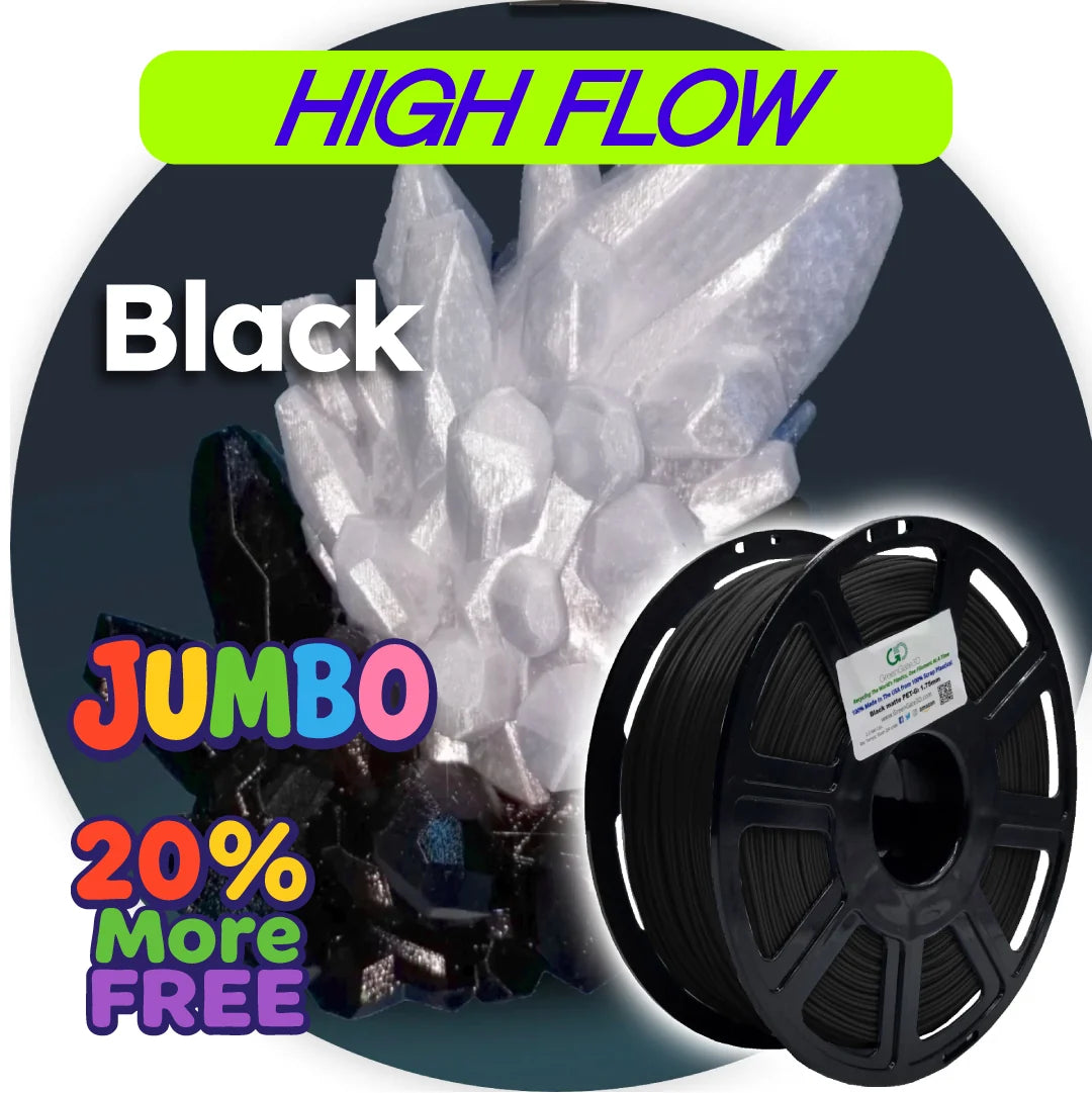 Black: Recycled PET-G  <mark> Now with 20% more, FREE! </mark>