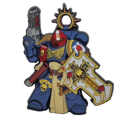 Foam Brain Mystery Loot: 40K Enamel Pins - Ultramarines vs Tyranids
