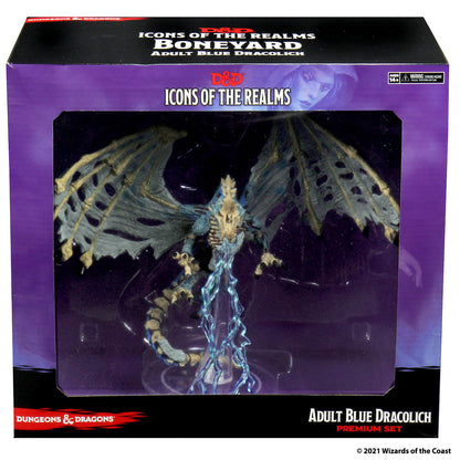 D&D: Icons of the Realms - Boneyard Premium Set - Blue Dracolich