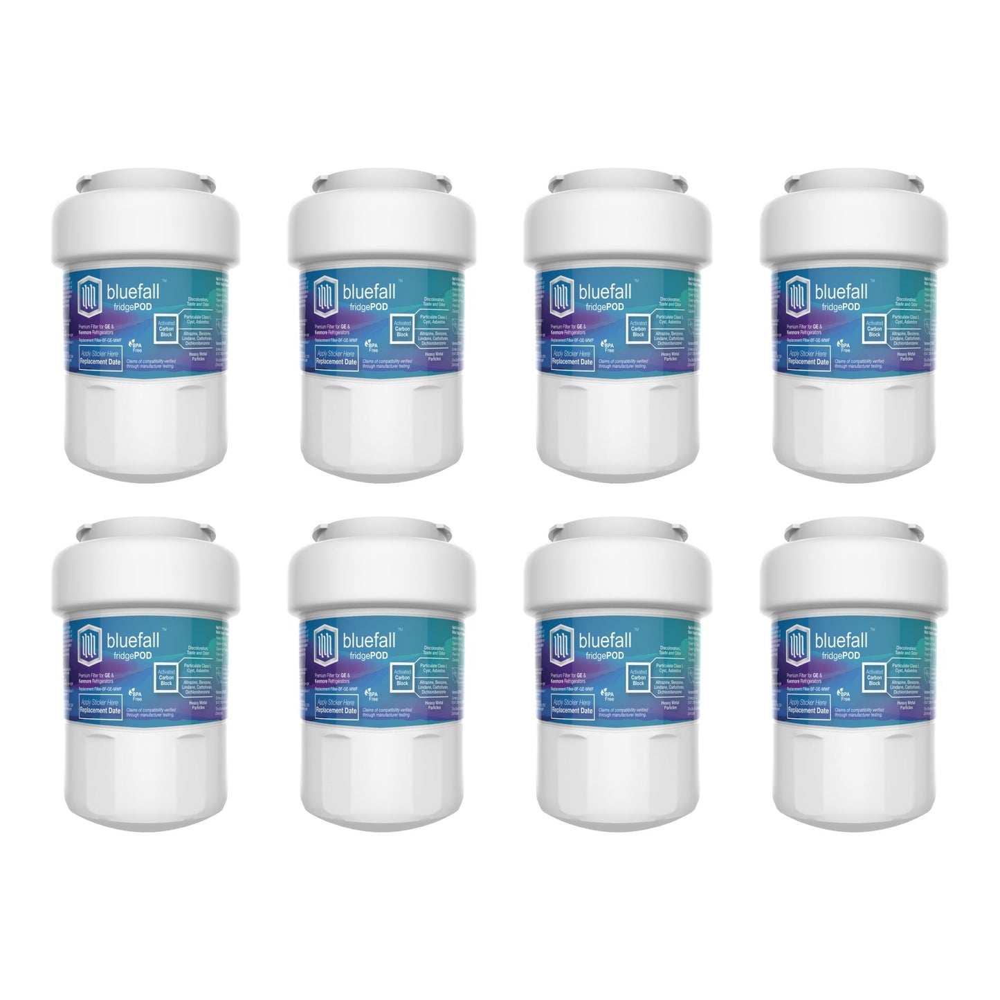 GE MWF Refrigerator Water Filter- Compatible by Bluefall by Drinkpod