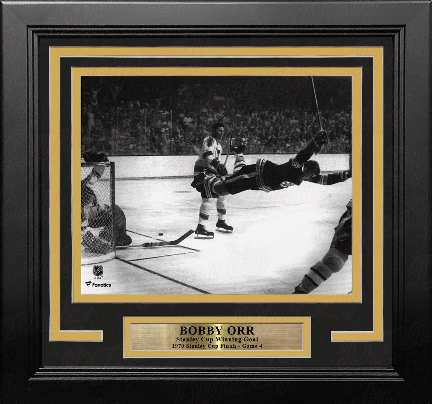 Bobby Orr Boston Bruins 1970 Stanley Cup Game-Winning Goal 8" x 10" Framed Hockey Photo