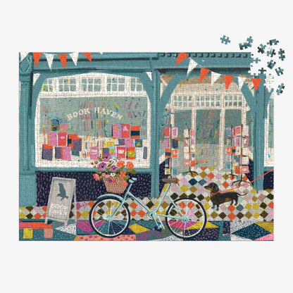 Book Haven 1000 Piece Jigsaw Puzzle Galison