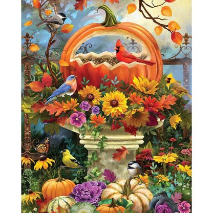 Bountiful Birdfeeder 1000 Piece Jigsaw Puzzle Springbok