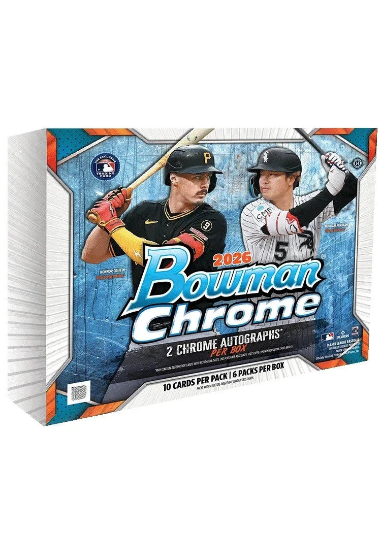 2026 Bowman Chrome Baseball Hobby Box
