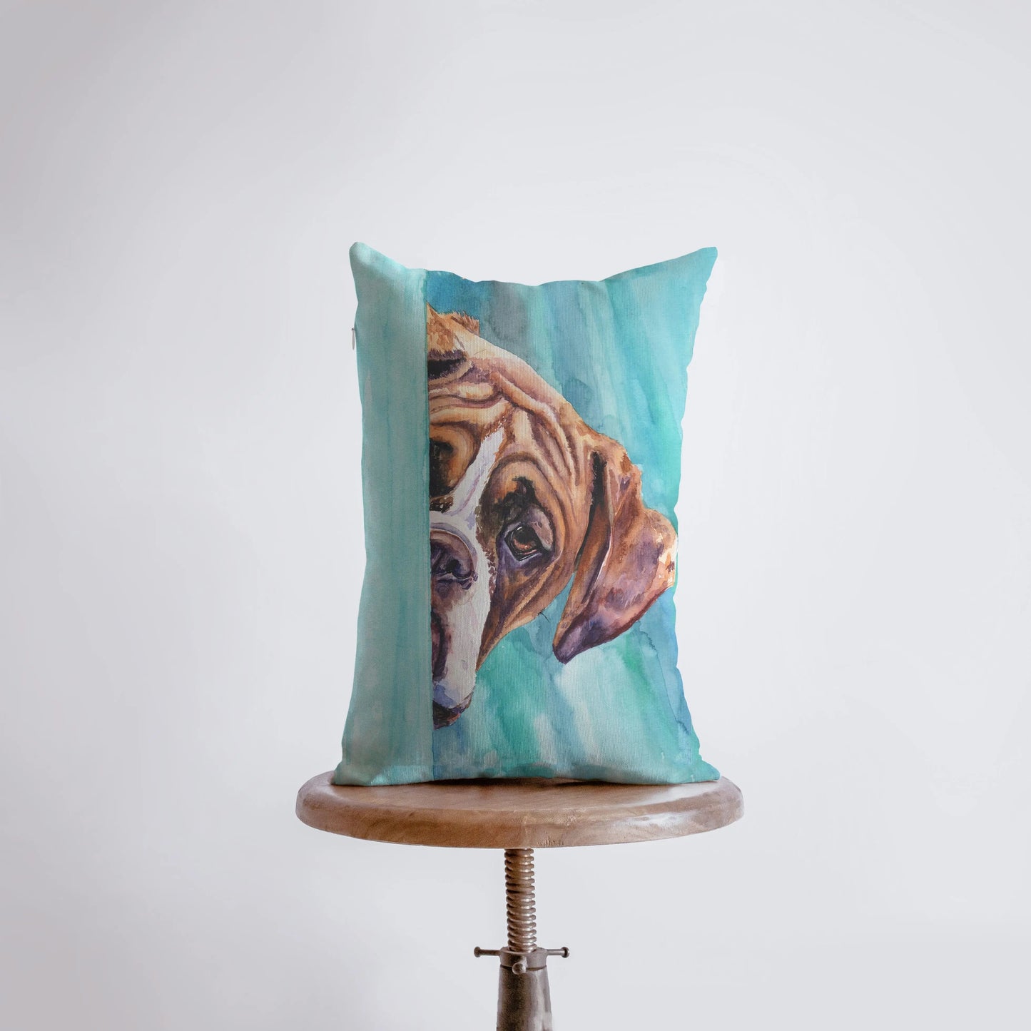 Boxer | Watercolor Boxer | 12x18 | Pillow Cover | Dogs | Home Decor | Custom Dog Pillow | Boxer | Dog Lover Gift | Dog Mom Gift | Pillows by UniikPillows