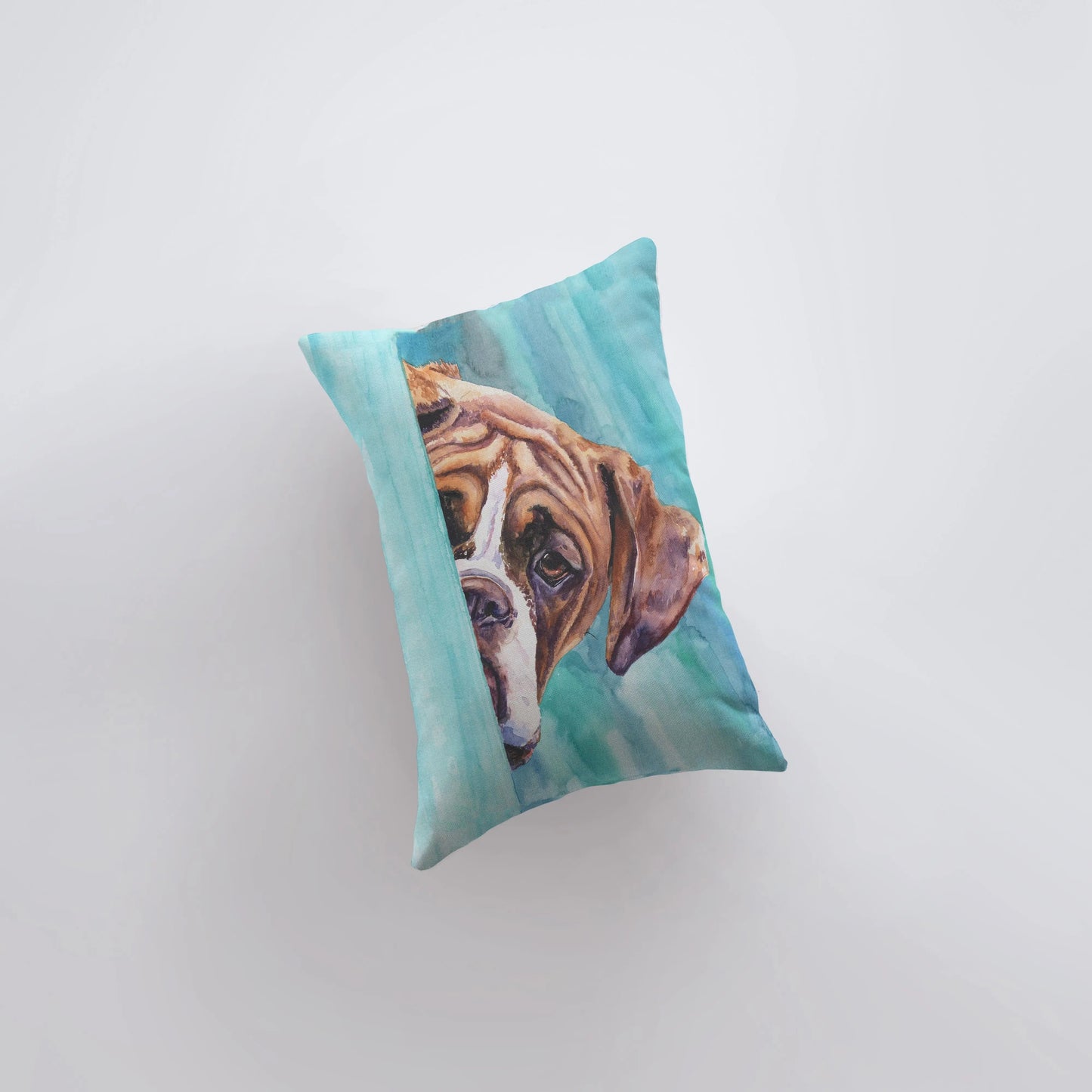 Boxer | Watercolor Boxer | 12x18 | Pillow Cover | Dogs | Home Decor | Custom Dog Pillow | Boxer | Dog Lover Gift | Dog Mom Gift | Pillows by UniikPillows