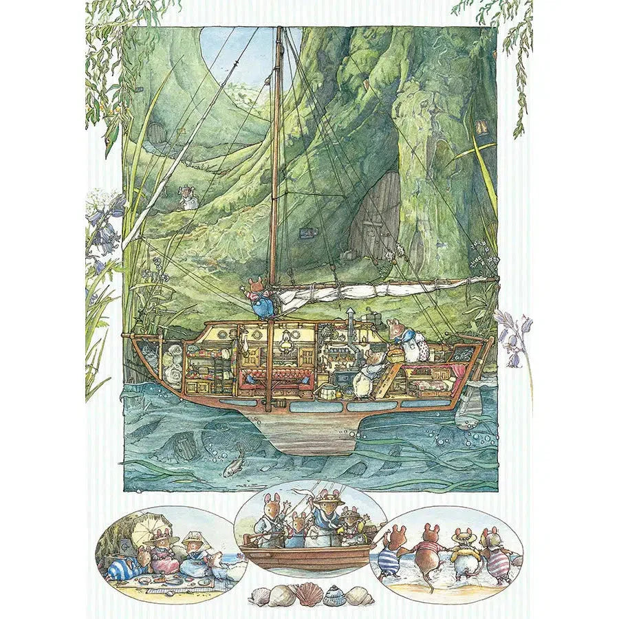 Brambly Hedge All Aboard! 500 Piece Jigsaw Puzzle Cobble Hill