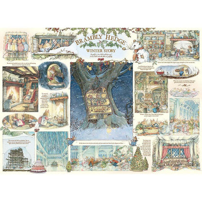 Brambly Hedge Winter Story 1000 Piece Jigsaw Puzzle Cobble Hill