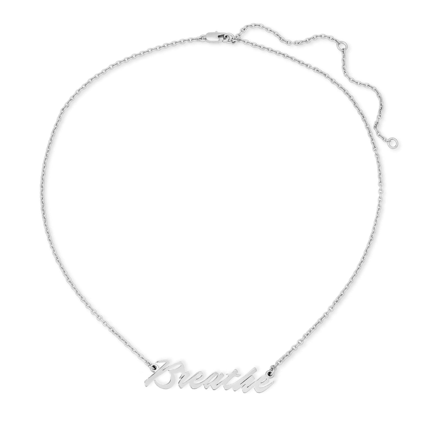 Breathe Necklace by eklexic jewelry