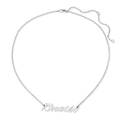 Breathe Necklace by eklexic jewelry