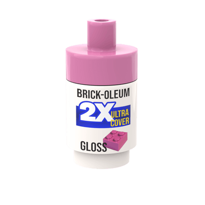 Spray Paint Can (Dark Pink) - Custom Printed Minifig Scale - Made Using LEGO® parts