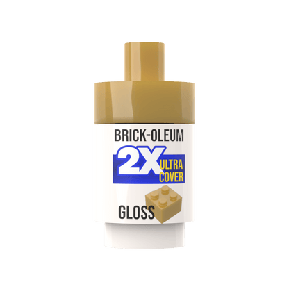 Spray Paint Can (Pearl Gold) - Custom Printed Minifig Accessory - Made Using LEGO® parts