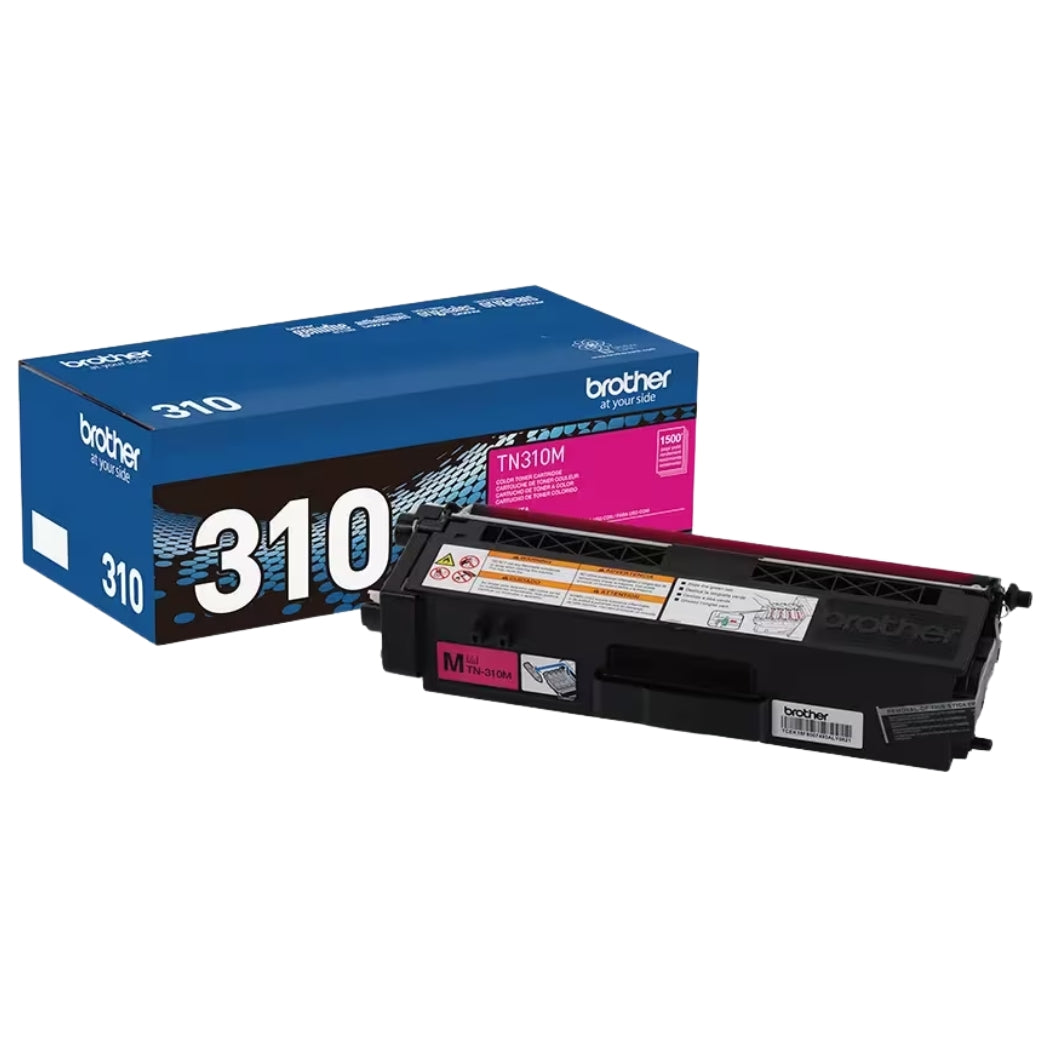 New, Pre-Owned - Brother TN310 Standard-Yield Magenta Laser Toner Cartridge, TN310M