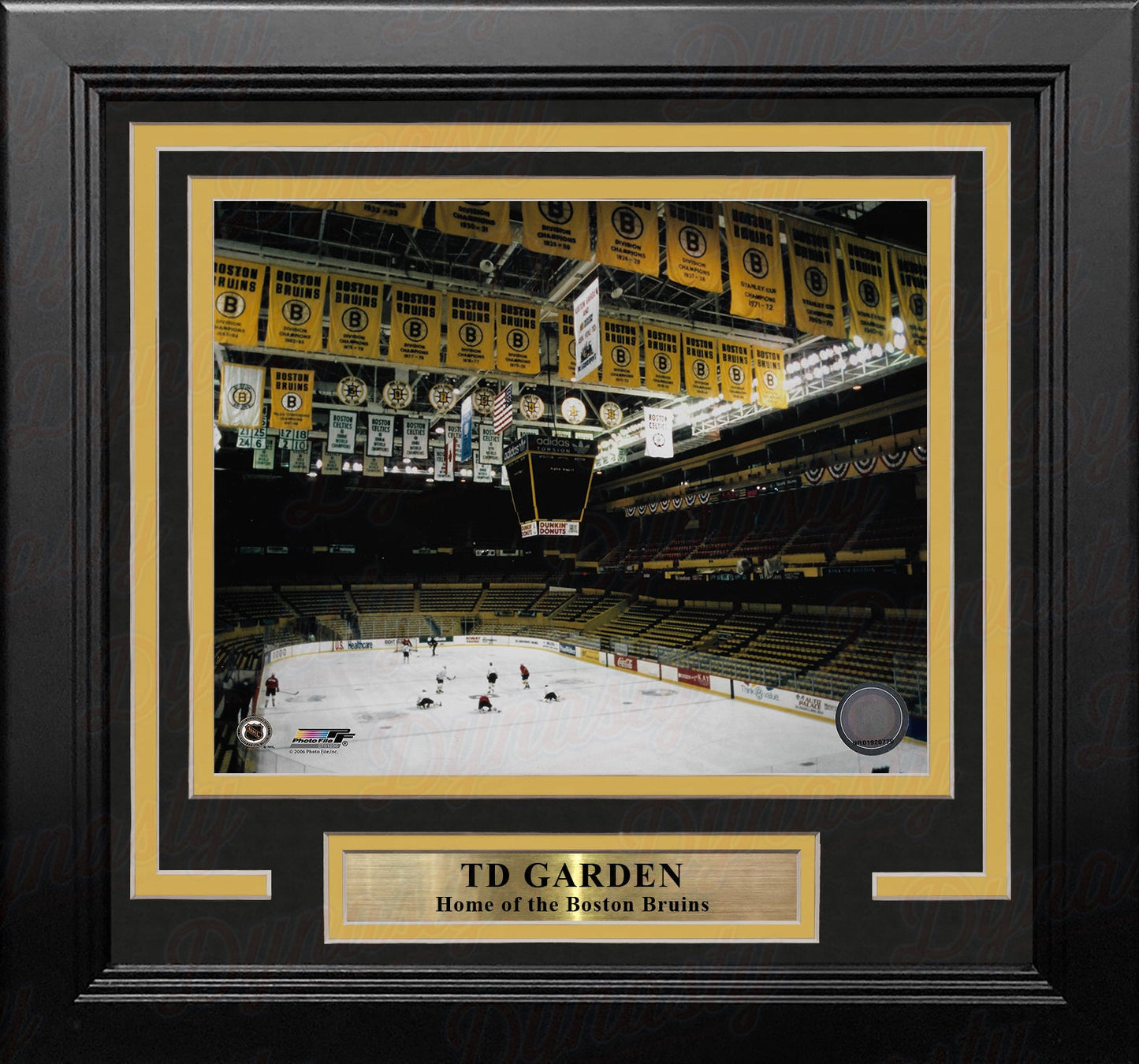 Boston Bruins TD Garden 8" x 10" Framed Vintage Hockey Stadium Photo