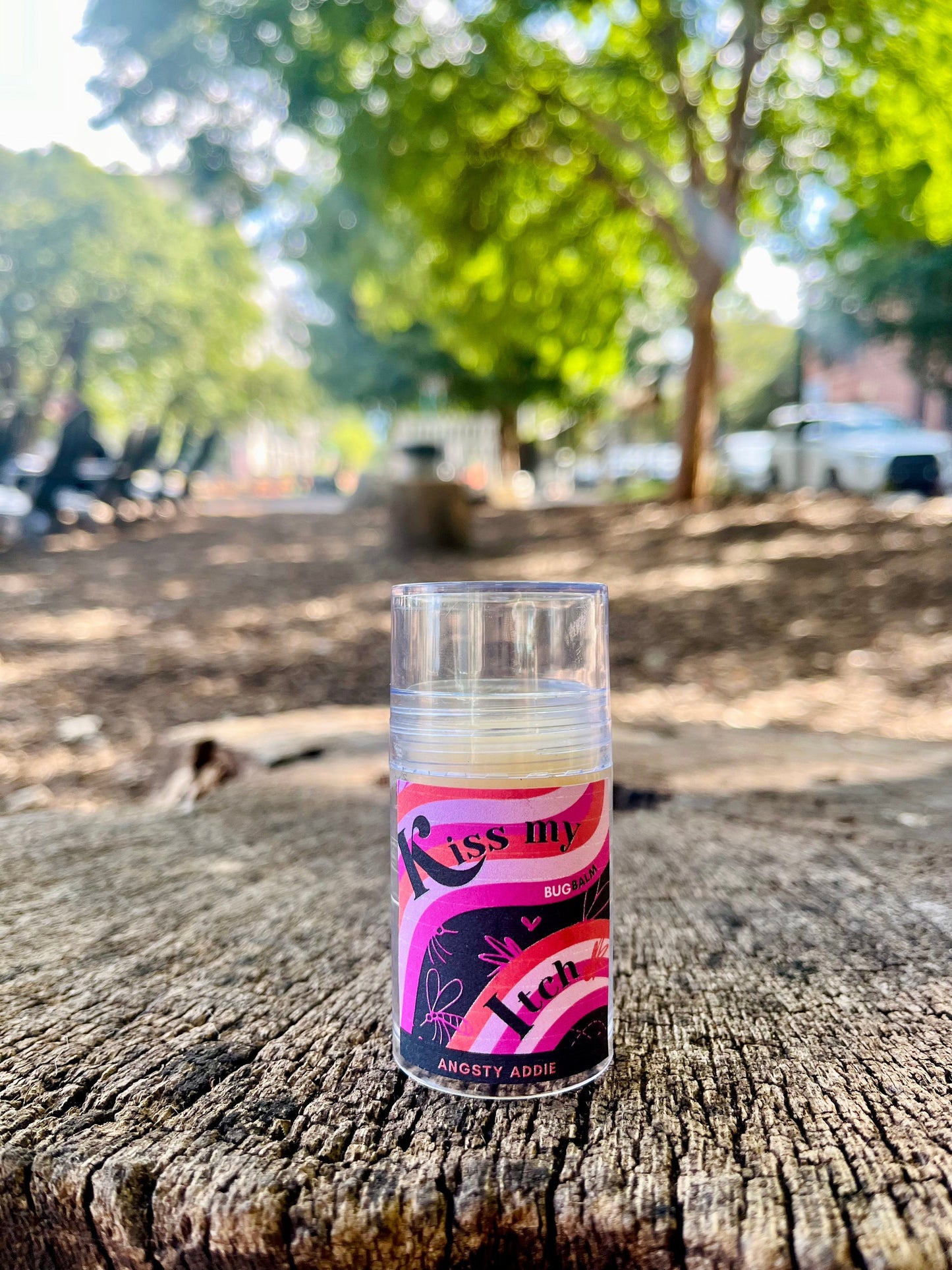 Kiss My Itch all-natural bug repellent balm by Angsty Addie