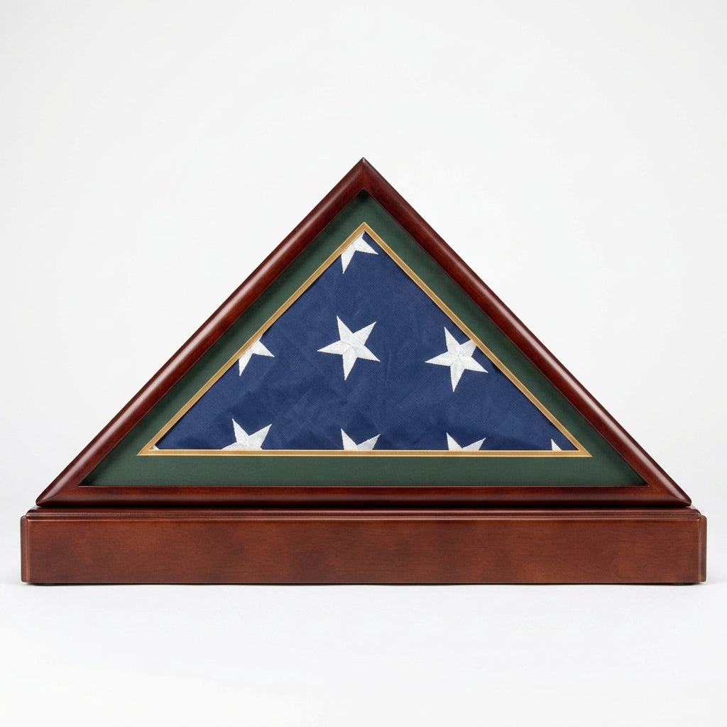 Burial/Funeral Flag Display Case Frame Military Shadow Box