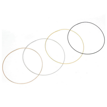 C015G B.Tiff Gold Cable Wire Chain Necklace by B.Tiff New York