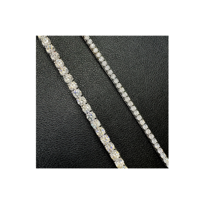C105W B.Tiff 5mm Tennis Necklace by B.Tiff New York