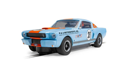 Scalextric C4570 Shelby Mustang GT350 Gulf 1/32 Slot Car DPR