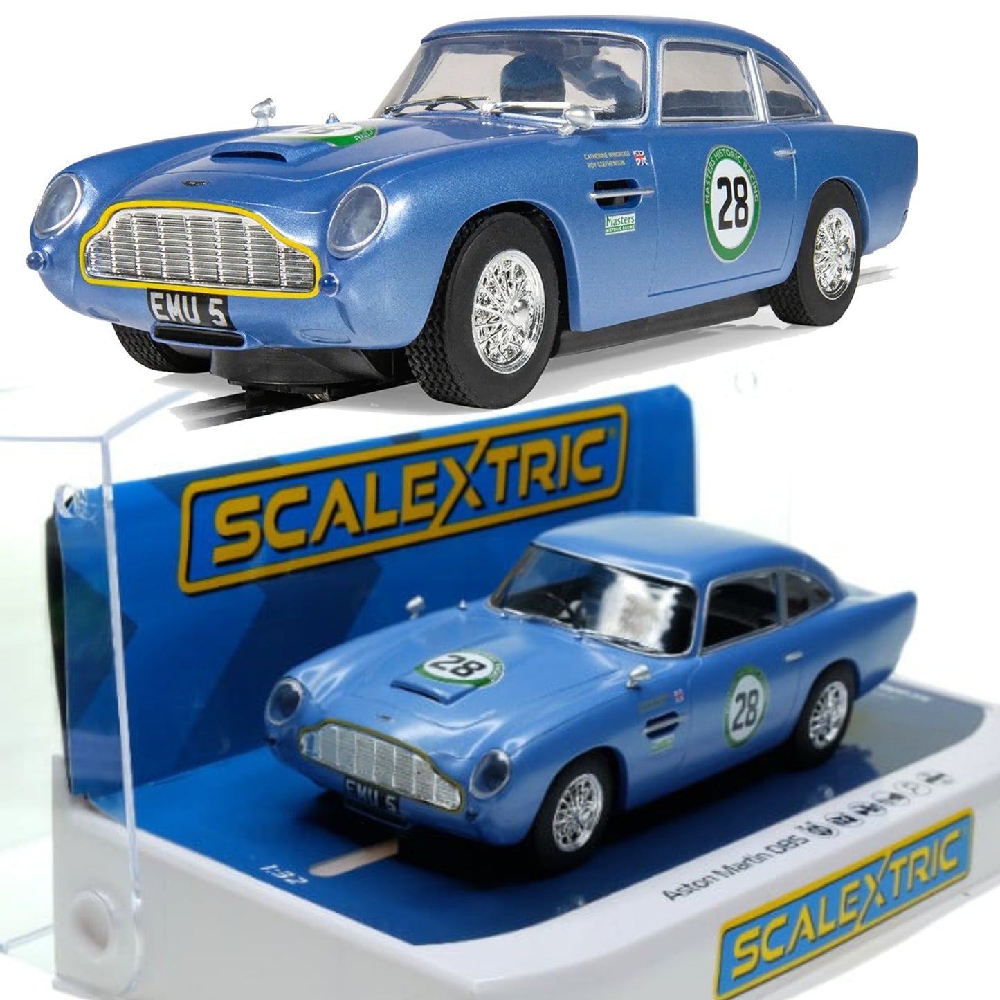 Scalextric C4599 Aston Martin DB5 Historic GT Racing 1/32 Slot Car DPR