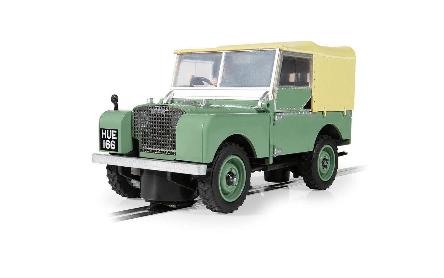 Scalextric C4600 Land Rover Series 1 HUE166 1/32 Slot Car DPR