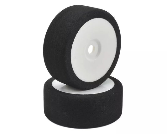 BSR Racing 1/8 Mounted GT Foam Tires GOLD w 17mm Hex (2) White Wheels