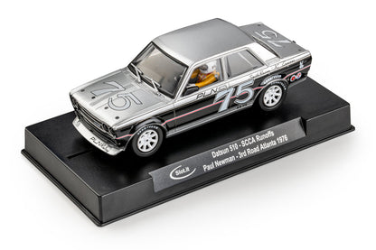 Slot.it Datsun 510 SCCA Runoffs Road Atlanta 1976 Paul Newman 1/32 Slot Car SICA59B
