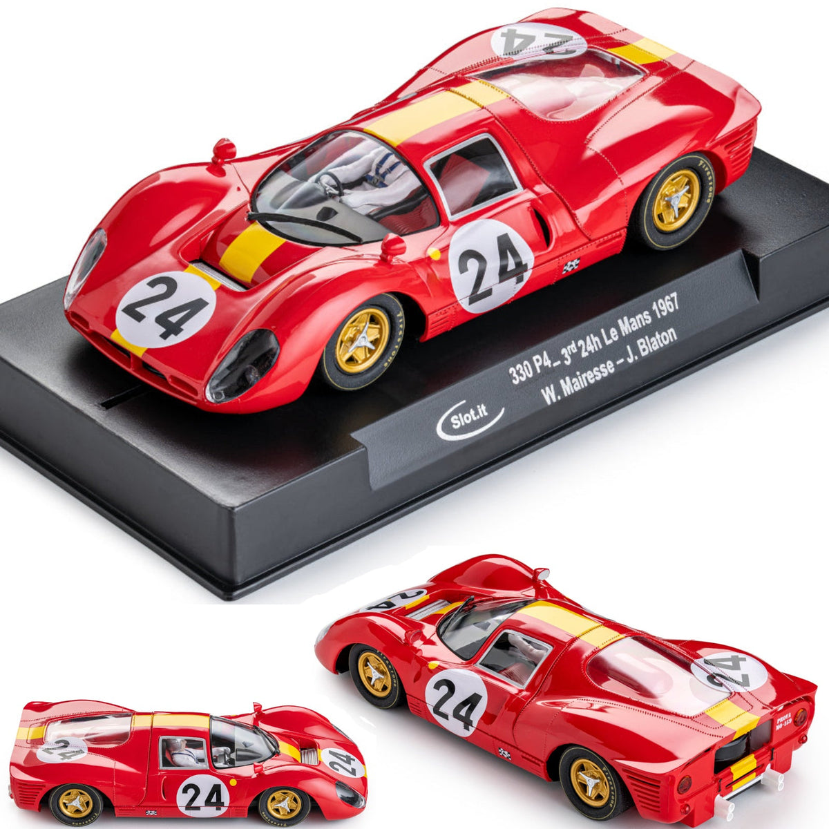 Slot.it Ferrari 330 P4 #24 Le Mans 24h 1967 1/32 Slot Car SICA66a CA66a