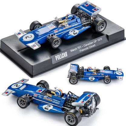 Policar March 701 Canadian GP 1970 Francois Cevert 1/32 Slot Car CAR04G