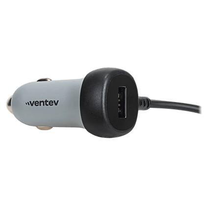 Ventev 12W USB A Car Charger w / attached 15W USB C Cord N/A by Ventev