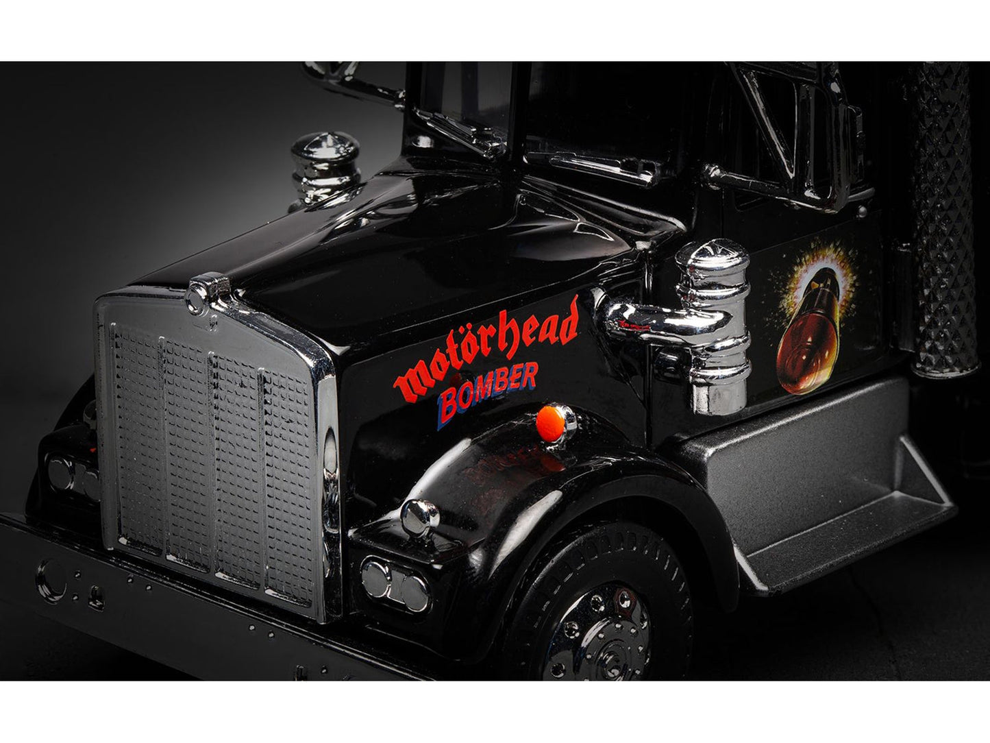 "Motorhead Bomber" Transport Truck Black 1/50 Diecast Model by Corgi
