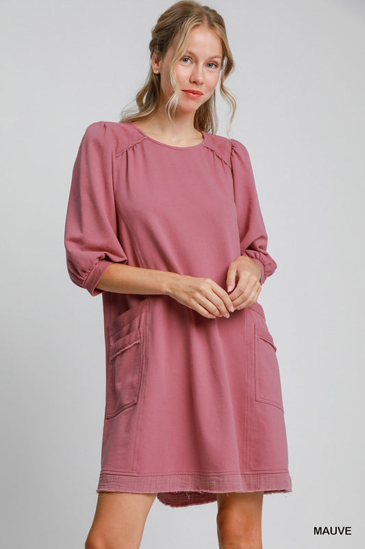 French Terry Mini Dress by Balec Group