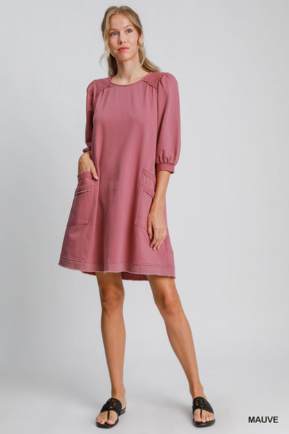 French Terry Mini Dress by Balec Group
