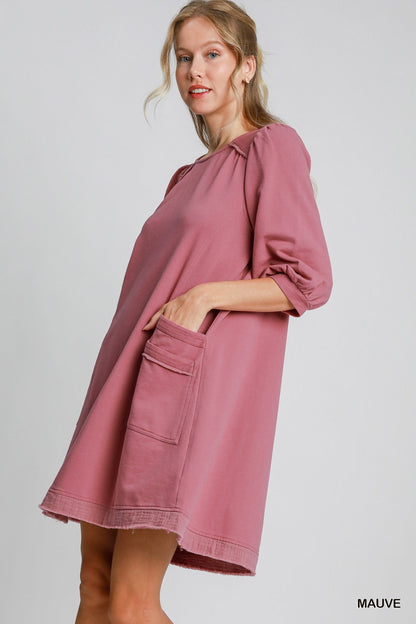 French Terry Mini Dress by Balec Group