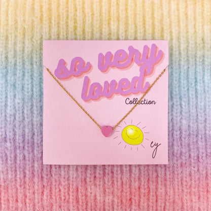 So Very Loved Heart Necklace by Ellisonyoung.com