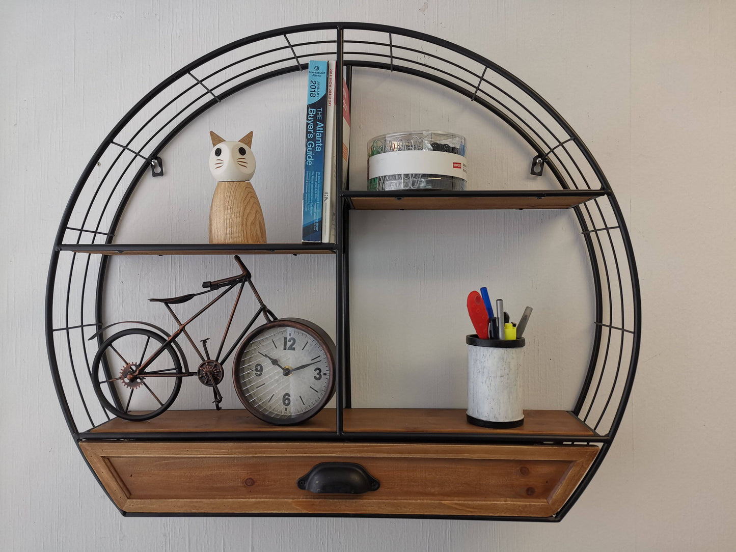 Table clock - Bike Table Clock by Peterson Housewares & Artwares