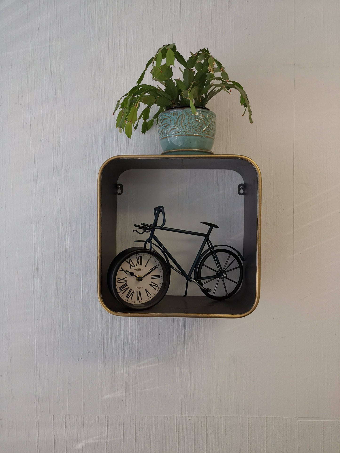 Wall/Table clock - Roman Numbers Bike Table Clock by Peterson Housewares & Artwares