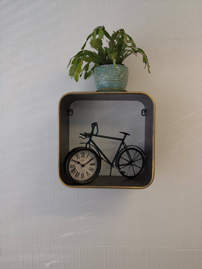 Wall/Table clock - Roman Numbers Bike Table Clock by Peterson Housewares & Artwares