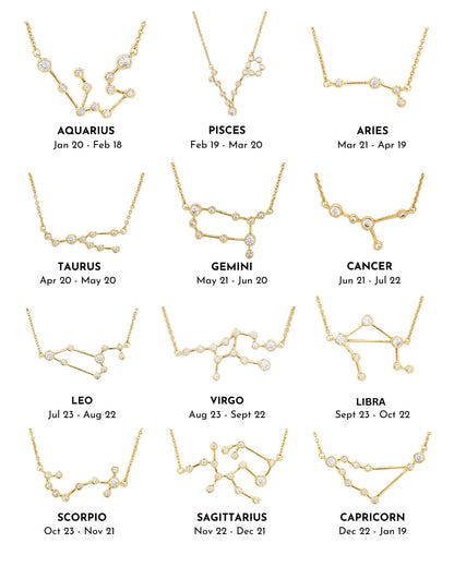 'When Stars Align' Constellation Necklace by Sterling Forever