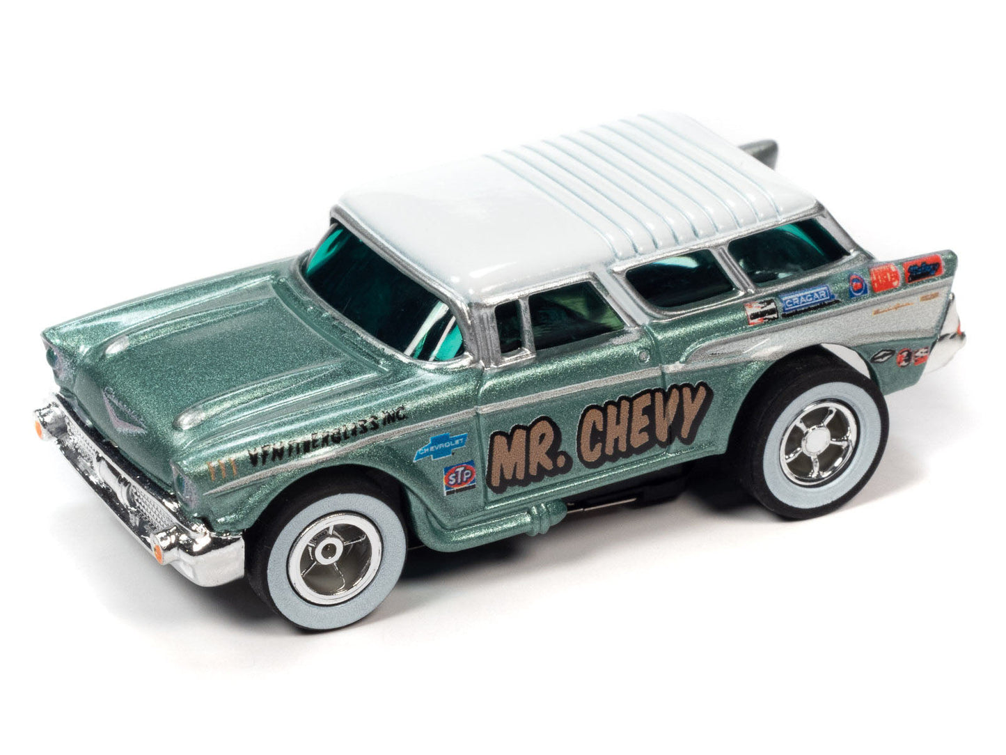 Auto World Exclusive 1957 Chevy Chevrolet Nomad HO Slot Car for AFX