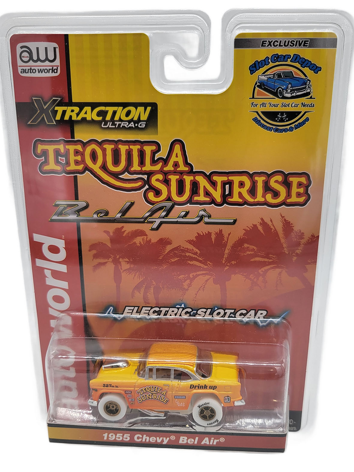 Auto World Exclusive iWheels 1955 Chevy Bel Air HO Slot Car - Only 46 Made