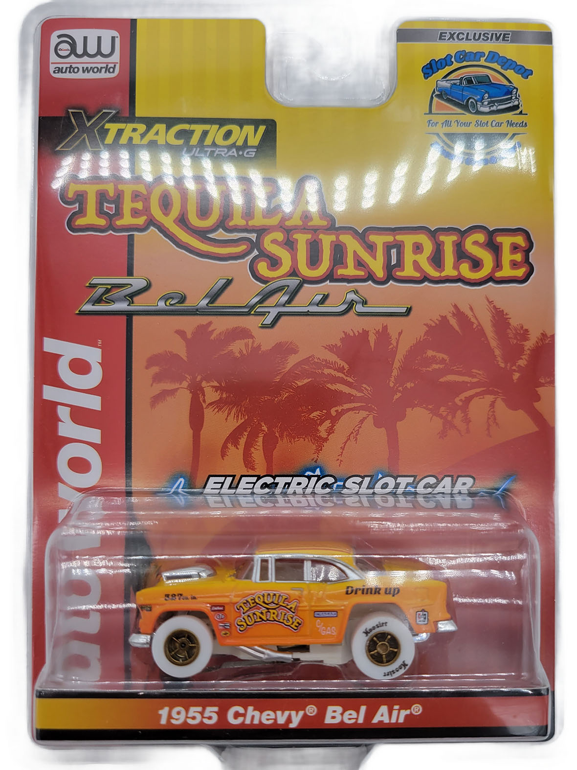 Auto World Exclusive iWheels 1955 Chevy Bel Air HO Slot Car - Only 46 Made