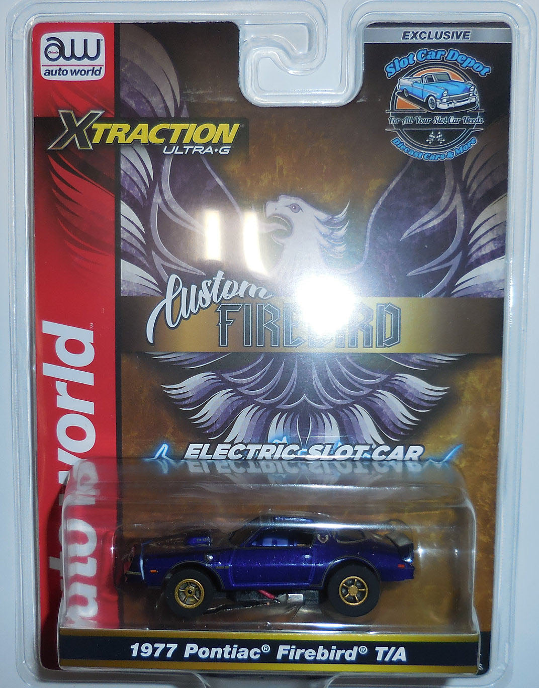 Auto World Exclusive Flamethrower 1977 Pontiac Firebird HO Slot Car For AFX