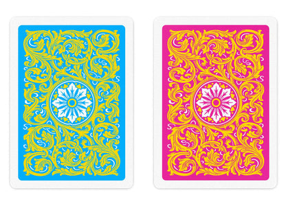 COPAG Playing Cards: Double Deck Set - Neoteric - Pink/Yellow - Poker Size - Jumbo Index (2)