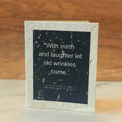 Shakespeare Birthday Card by Soothi